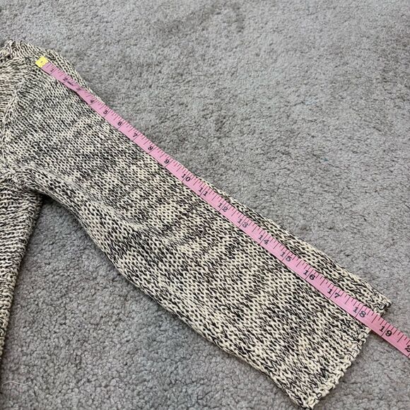 Eileen Fisher Open Knit Marled Organic Cotton Organic Linen Sweater Size M - Picture 8 of 12